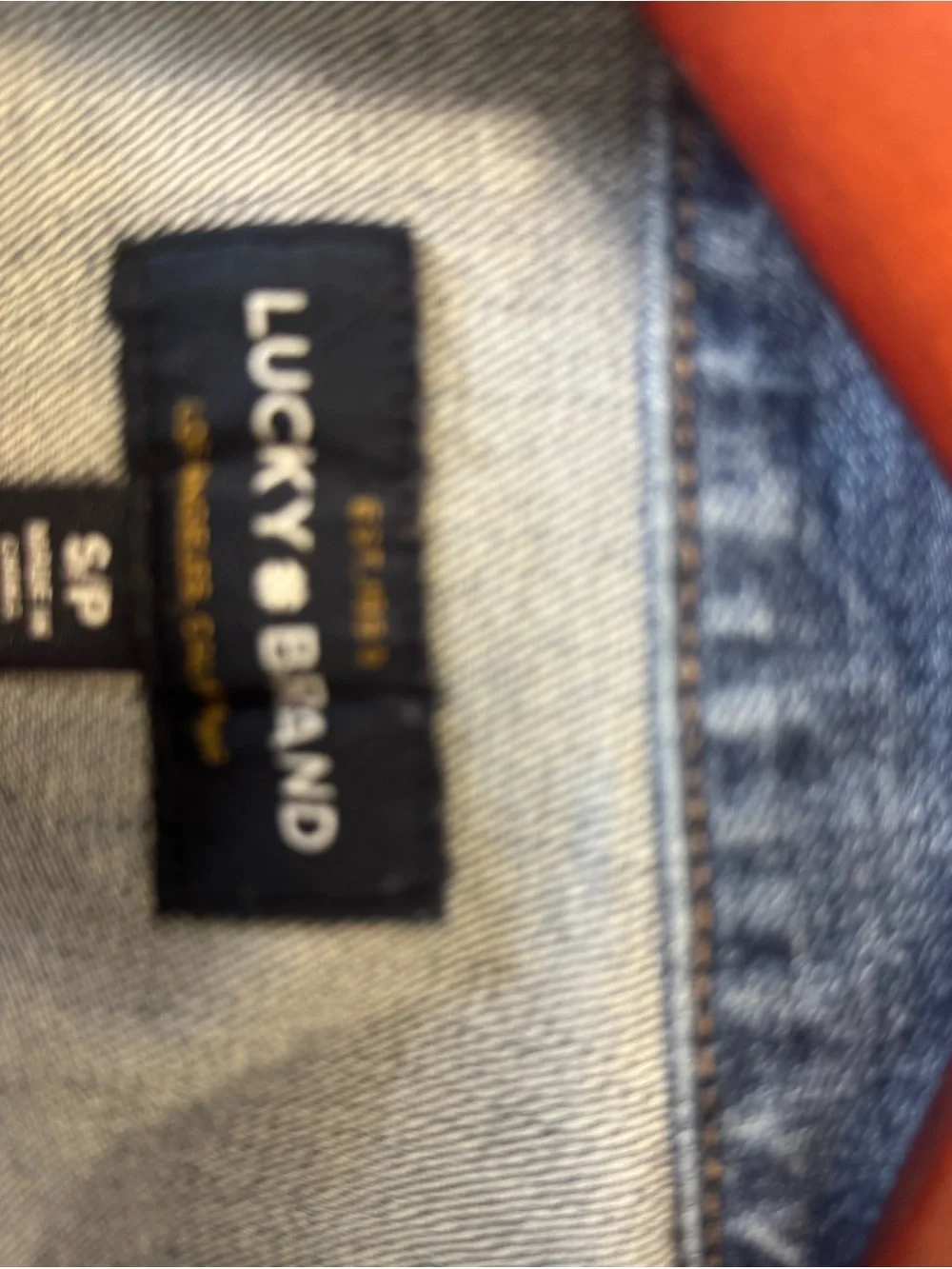 Lucky Brand Medium Wash Blue Denim Jacket - Picture 6 of 7